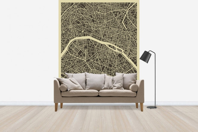 PHOTOWALL / City Map - Paris (e22761)