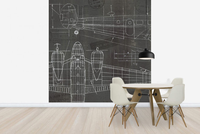 PHOTOWALL / Plane Blueprint 2 (e23411)