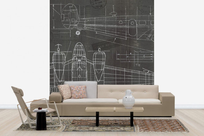 PHOTOWALL / Plane Blueprint 2 (e23411)