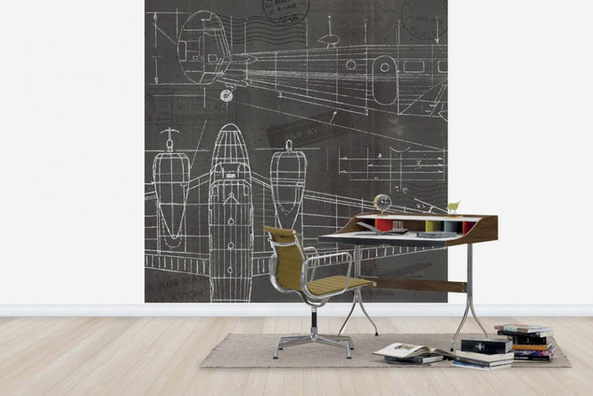 PHOTOWALL / Plane Blueprint 2 (e23411)
