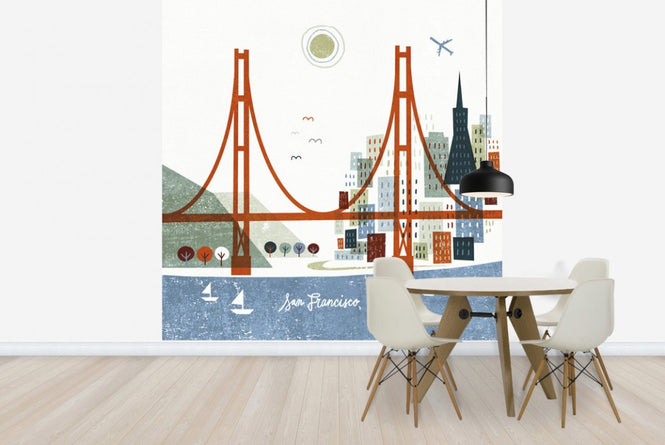 PHOTOWALL / Colorful San Francisco (e23467)