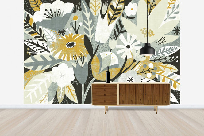 PHOTOWALL / Vintage Bouquet Yellow (e23470)