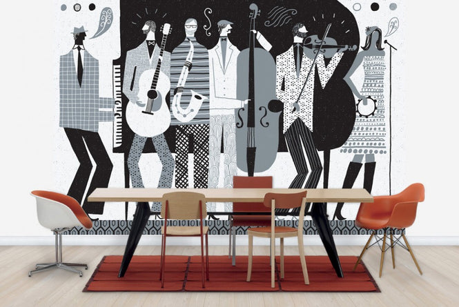 PHOTOWALL / The Band Black and White (e23477)