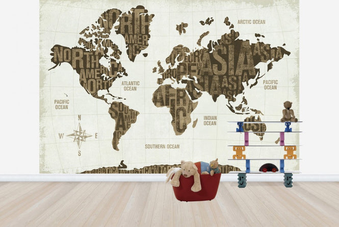 PHOTOWALL / Modern World Gold (e23481)