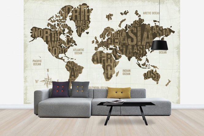 PHOTOWALL / Modern World Gold (e23481)