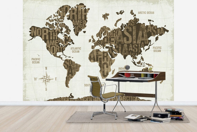 PHOTOWALL / Modern World Gold (e23481)