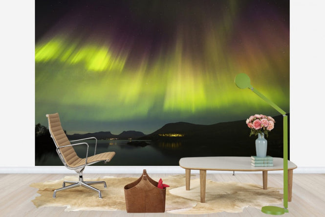 PHOTOWALL / Northern Lights in Torneträsk - Sweden (e23693)