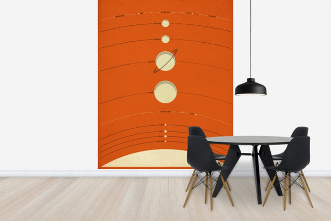 PHOTOWALL / Solar System - Orange (e23911)