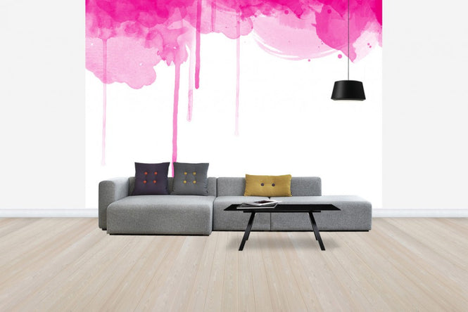 PHOTOWALL / Fluent Fuchsia Watercolor (e23943)
