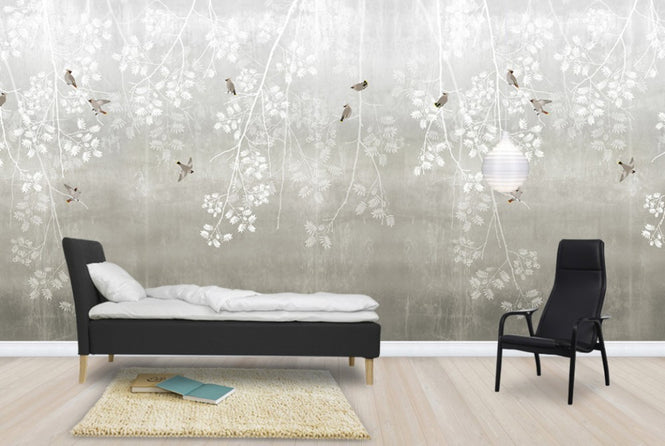 PHOTOWALL / Bohemian Birds - Beige (e24467)