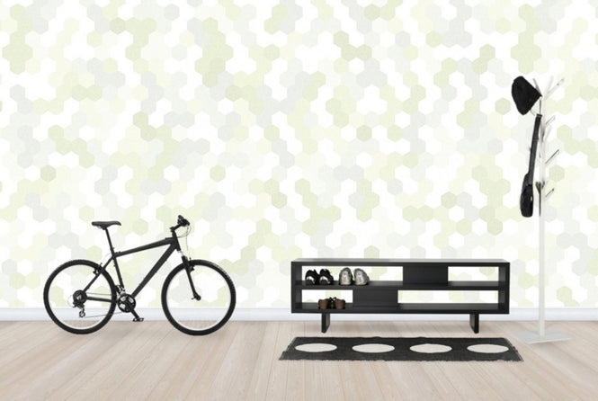 PHOTOWALL / Hexagon - Green (e24469)