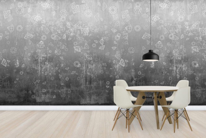 PHOTOWALL / Lost Diamonds - Black (e24472)