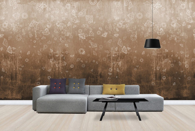 PHOTOWALL / Lost Diamonds - Copper (e24658)