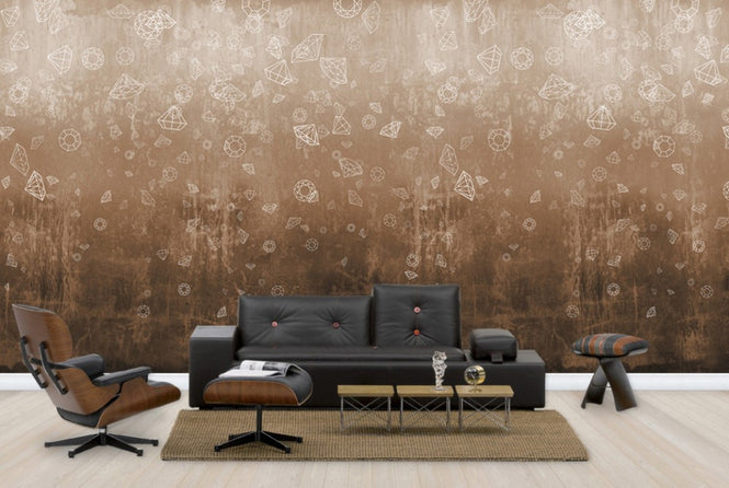 PHOTOWALL / Lost Diamonds - Copper (e24658)