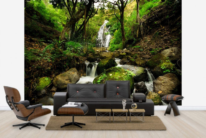 PHOTOWALL / Peaceful Forest Waterfall (e24712)