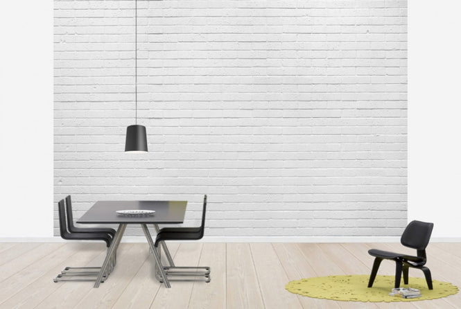 PHOTOWALL / White Natural Brick Wall (e40228)