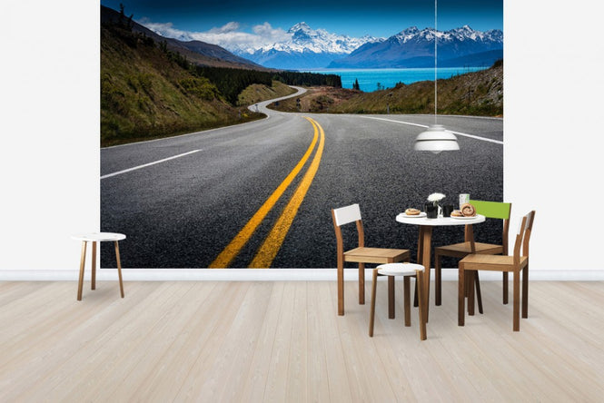 PHOTOWALL / Road to Mount Cook (e29406)