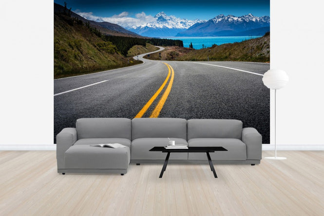 PHOTOWALL / Road to Mount Cook (e29406)