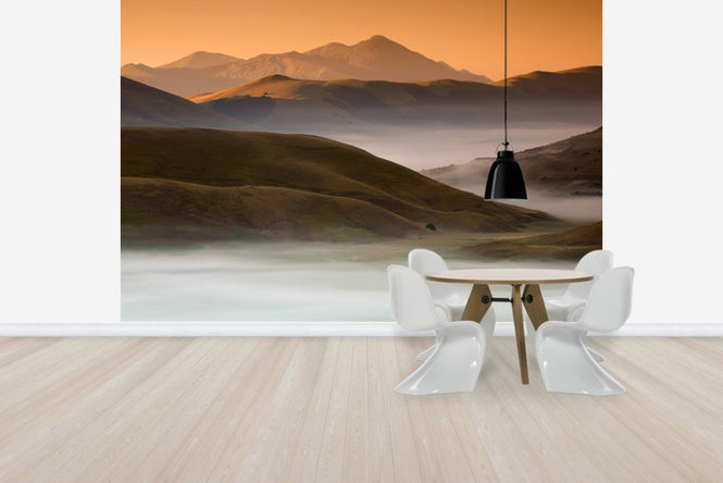 PHOTOWALL / Castelluccio di Norcia in Morning Fog (e40239)