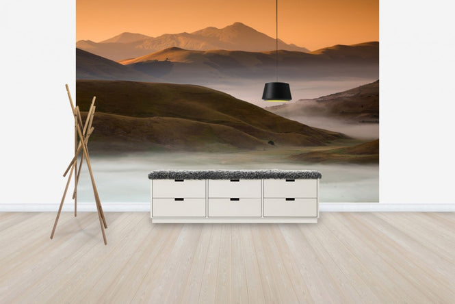 PHOTOWALL / Castelluccio di Norcia in Morning Fog (e40239)