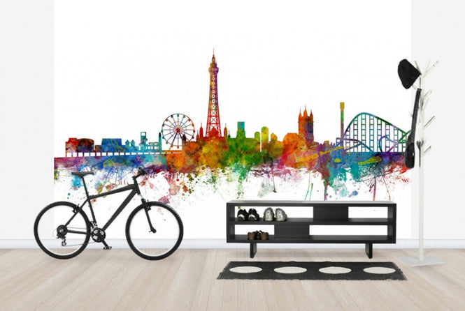 PHOTOWALL / Blackpool England Skyline (e24936)