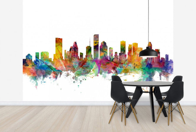 PHOTOWALL / Houston Texas Skyline (e24951)