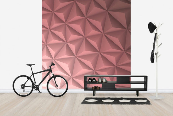 PHOTOWALL / Pink Geometric (e25038)