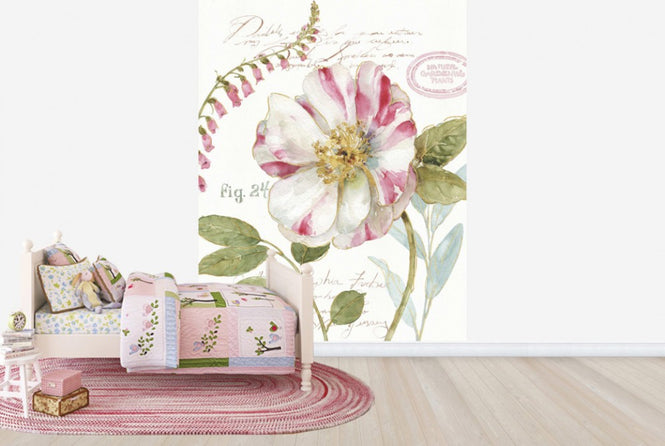 PHOTOWALL / Candy Cane Striped Flower (e25061)