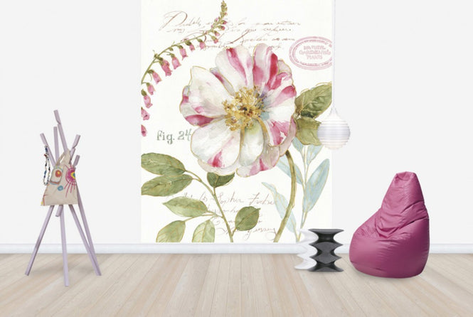 PHOTOWALL / Candy Cane Striped Flower (e25061)