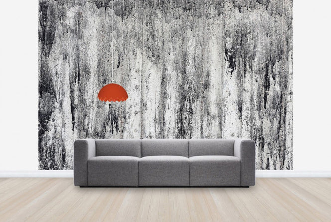 PHOTOWALL / Black Cement Wall (e25152)