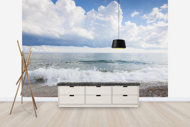 PHOTOWALL / White Waves (e25157)