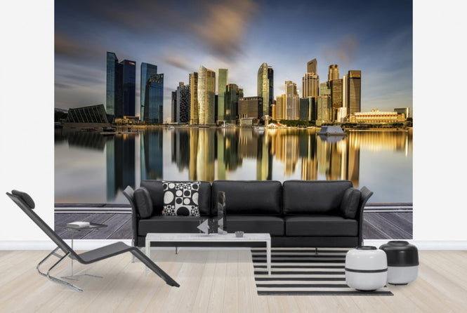 PHOTOWALL / Golden Morning in Singapore (e29449)