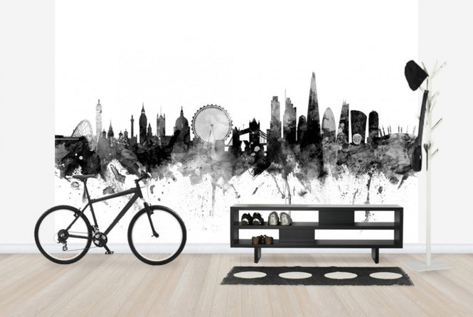 PHOTOWALL / London UK Skyline Black (e25383)
