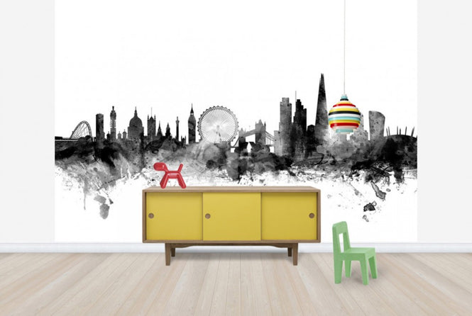 PHOTOWALL / London Skyline 2 Black (e25384)