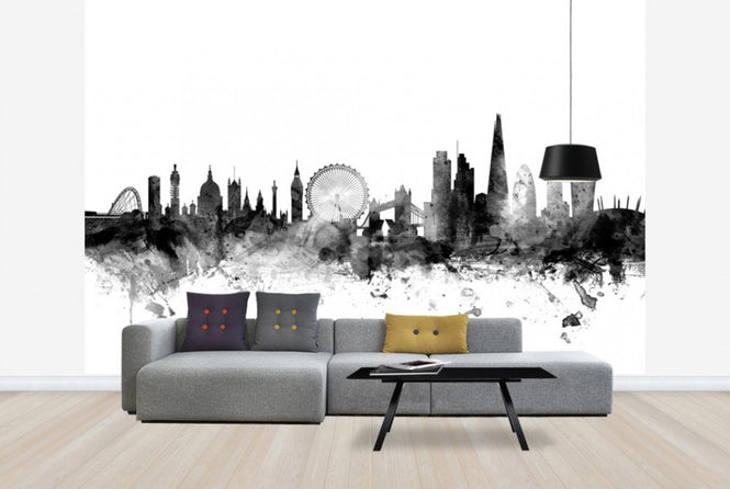 PHOTOWALL / London Skyline 2 Black (e25384)