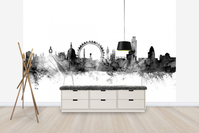 PHOTOWALL / London Skyline Black (e25385)