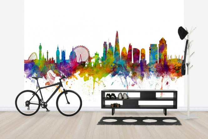 PHOTOWALL / London Canary Wharf skyline (e25466)