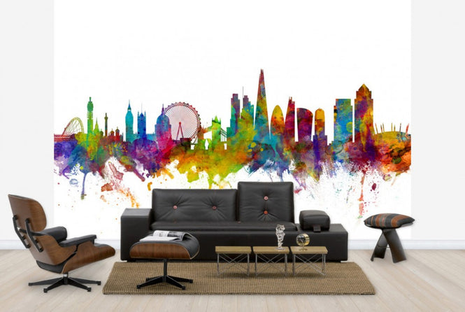 PHOTOWALL / London Canary Wharf skyline (e25466)