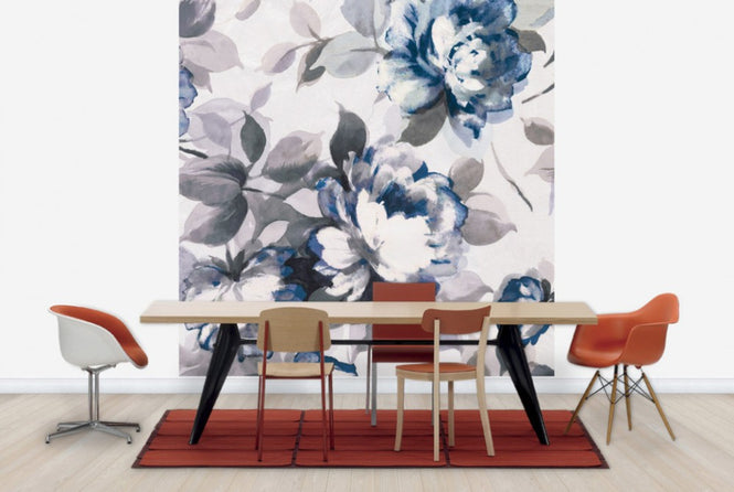 PHOTOWALL / Scent of Roses Indigo II (e25524)