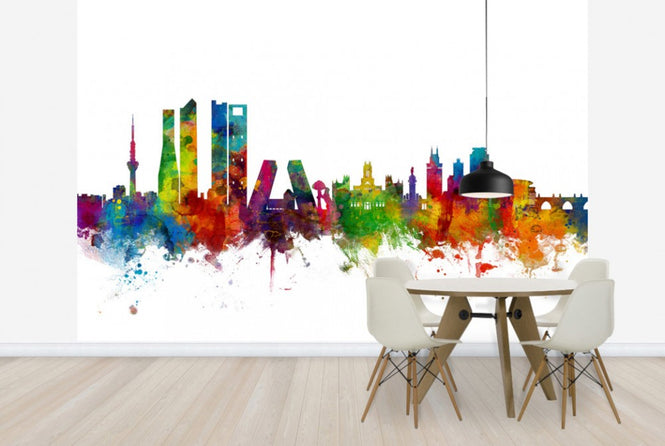 PHOTOWALL / Madrid Skyline (e25585)