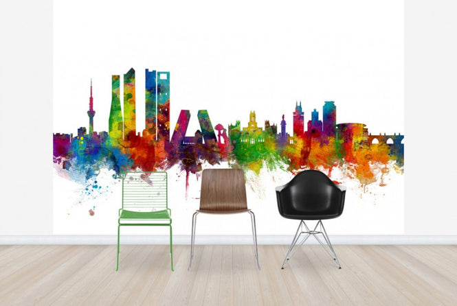 PHOTOWALL / Madrid Skyline (e25585)