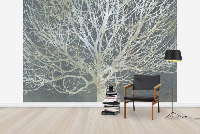 PHOTOWALL / Silver Trees (e25609)