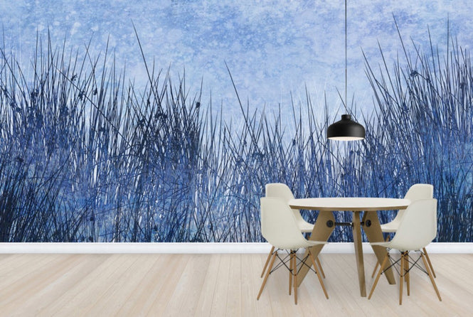 PHOTOWALL / Blue Grass Silhouette (e25725)