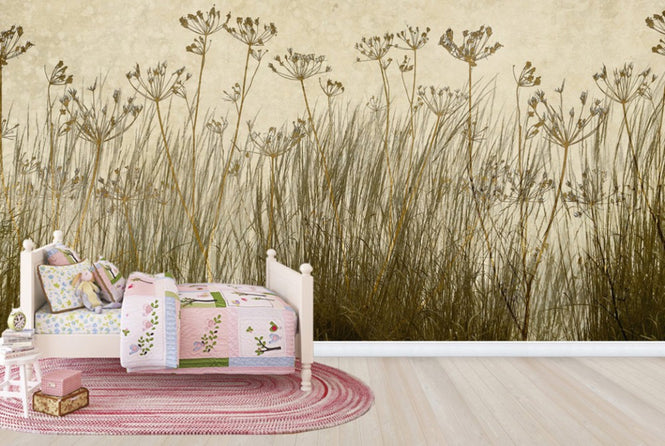 PHOTOWALL / Golden Grass Silhouette (e25729)
