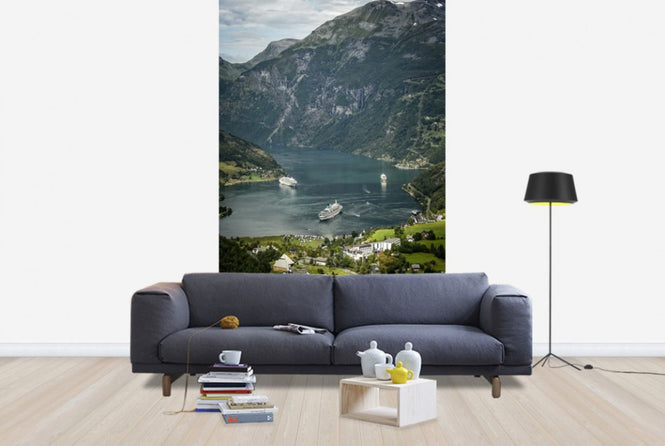 PHOTOWALL / Boats in Geirangerfjord, Norway (e29911)