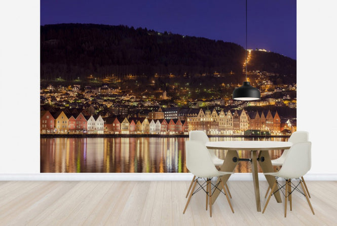 PHOTOWALL / Colorful Houses of Bergen, Norway (e29924)