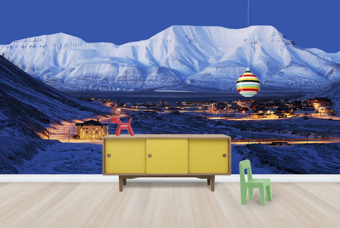 PHOTOWALL / Longyearbyen by Night,Svalbard III (e29933)