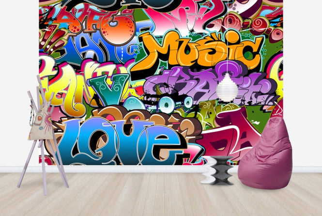 PHOTOWALL / Music Love Graffiti (e25820)