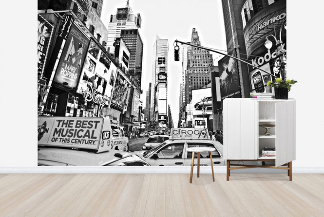 PHOTOWALL / Cabs in Times Square, New York (e30037)