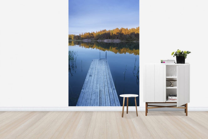 PHOTOWALL / Wooden Pier in Shadow (e29990)